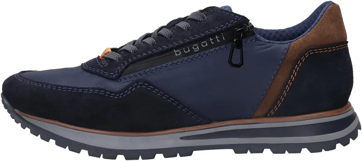 Кроссовки bugatti Lace-Up Cognac, 43, Dark Blue Dark Blue — фото 3