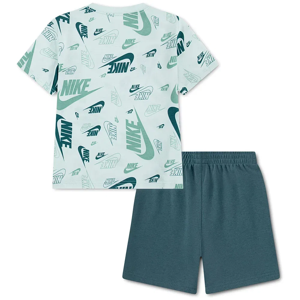 Леггинсы Aop set Nike, зеленый — фото 2