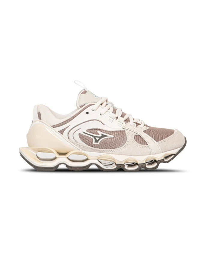Бежевые волнообразные кроссовки, пророчество, LS. Mizuno, бежевый