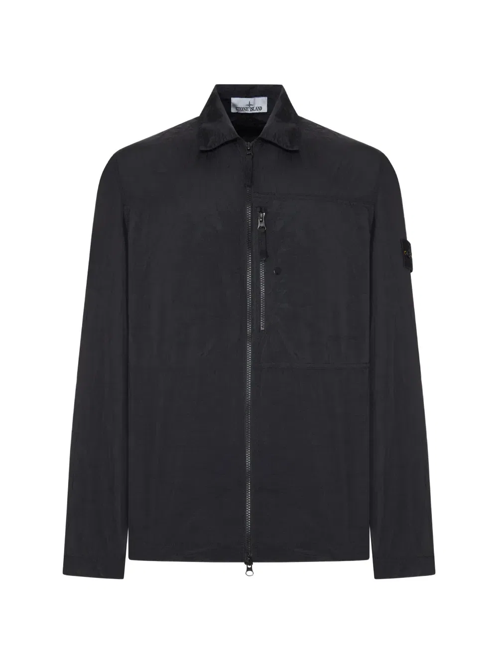 Куртка на молнии с мотивом компаса Stone Island, черный