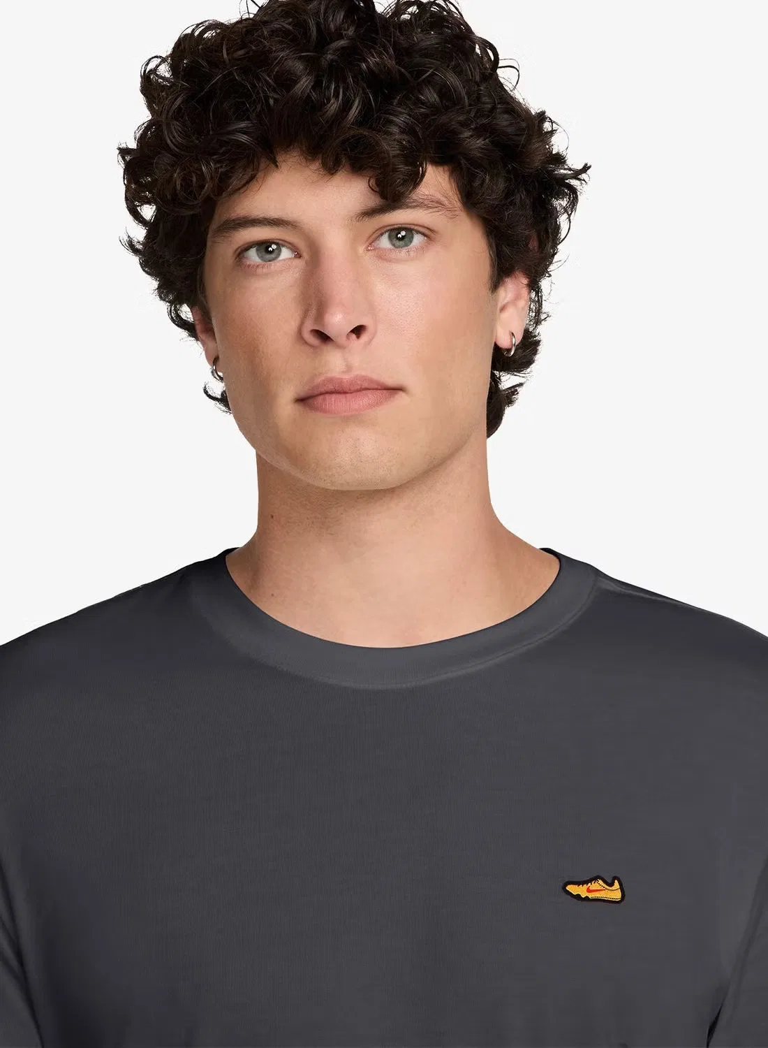 Футболка с принтом Dri-Fit Retro Run Energy Nike, антрацитовый — фото 3