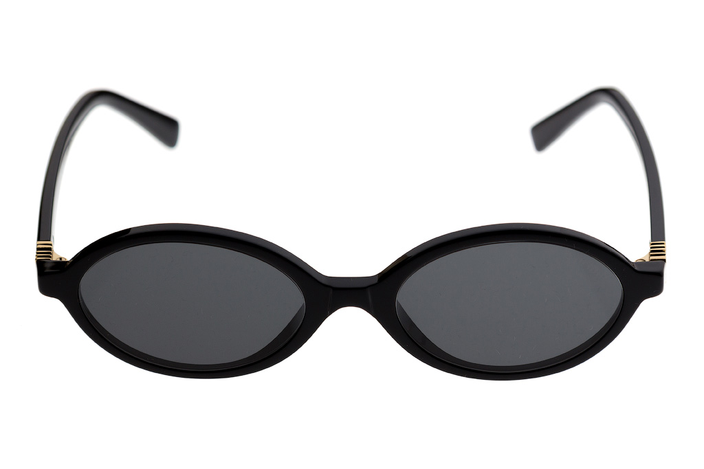 

Солнцезащитные очки Miu Miu Eyewear Oval Frame, черный