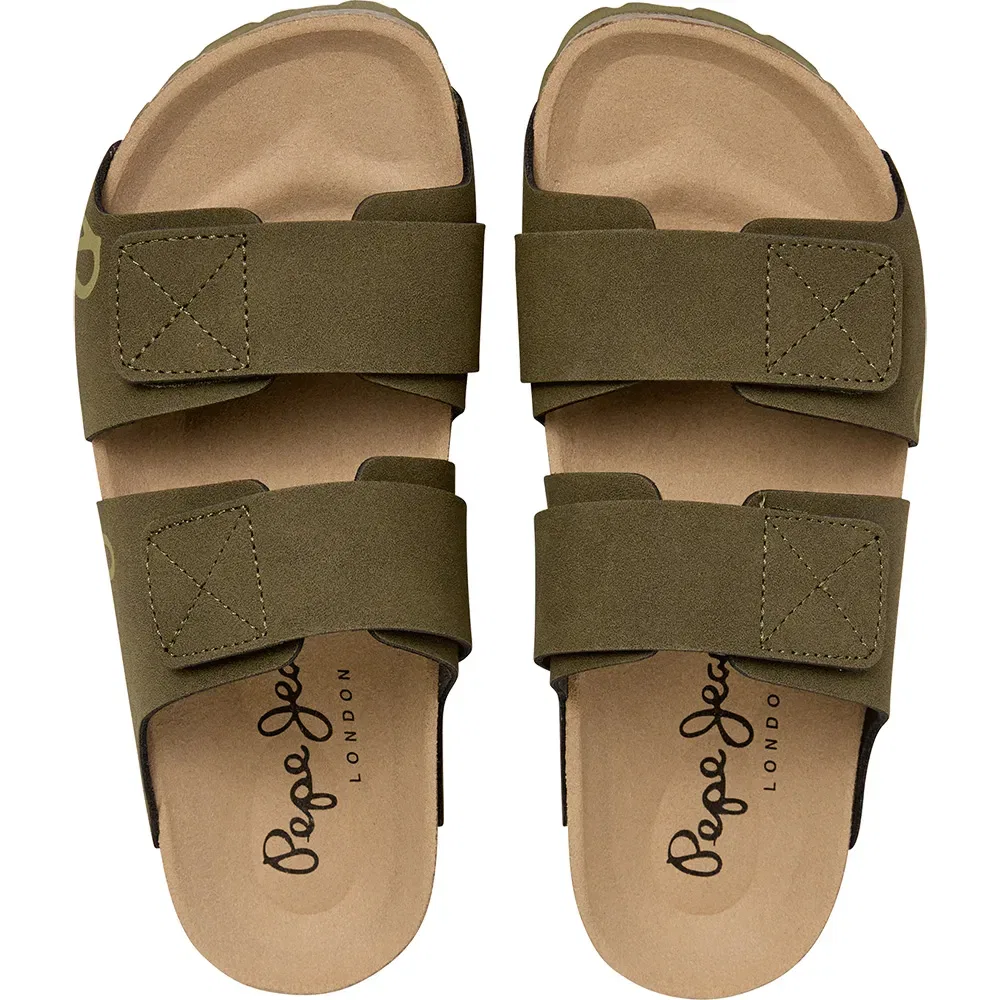 Детские сандалии для мальчиков с анатомической стелькой Bio Brook Pepe jeans, Green — фото 2