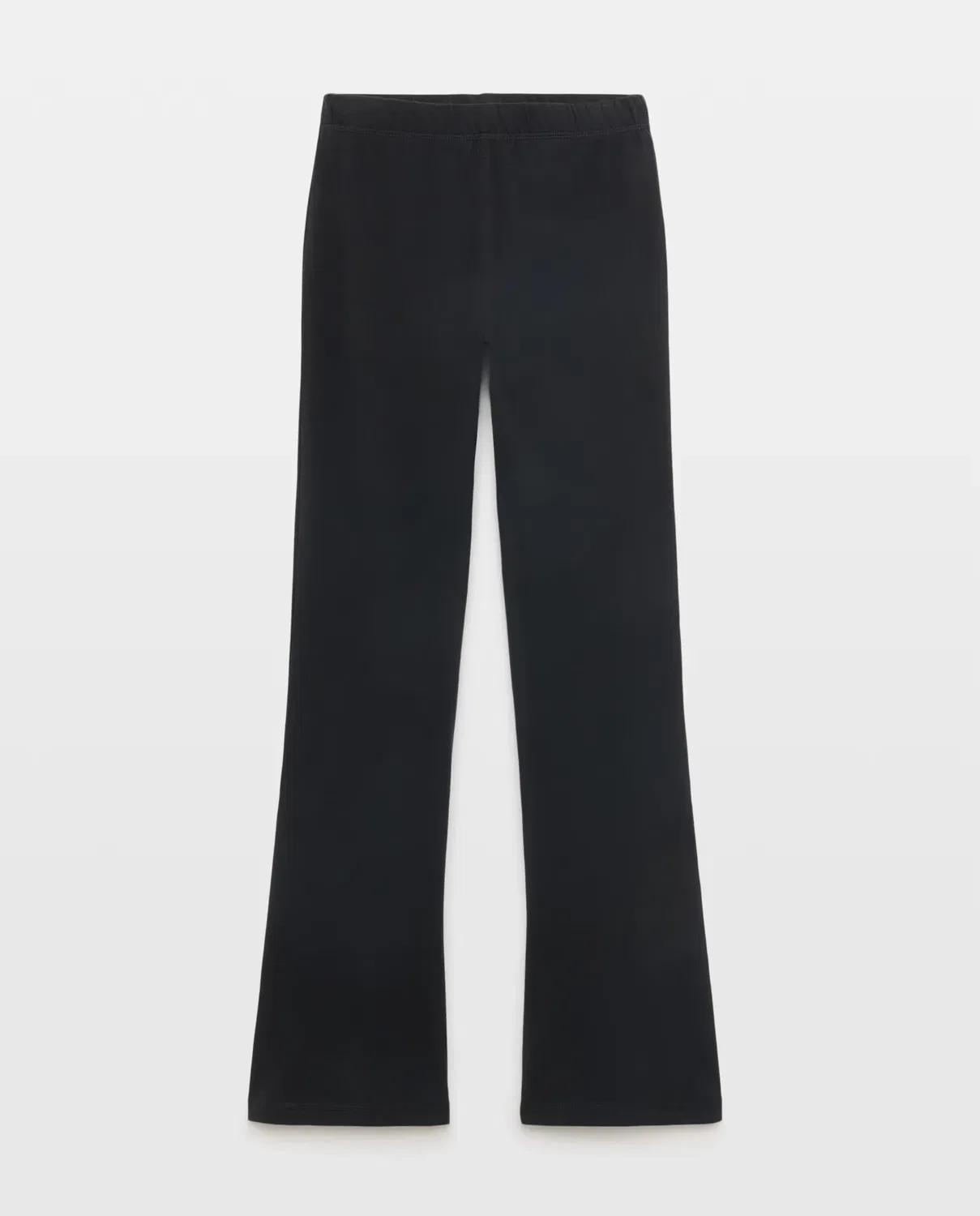 Детские леггинсы для девочек хлопковые с фасоном клеш Flare Kids El Corte Inglés, Negro — фото 4