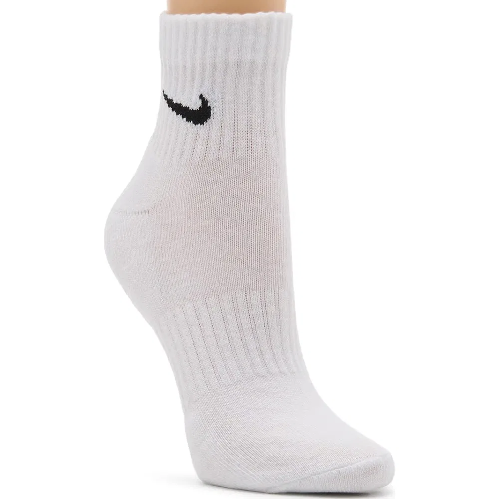 Набор из 6 пар средних повседневных мягких носков до щиколотки Nike, White/Grey/Black — фото 2