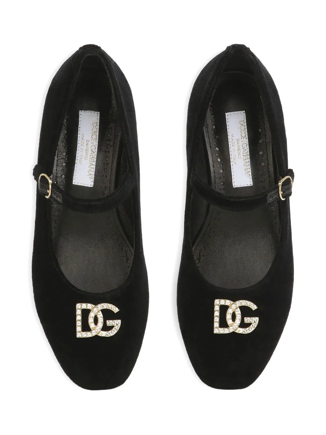 Вельветовые туфли Мэри Джейн Dolce & Gabbana, черный — фото 2
