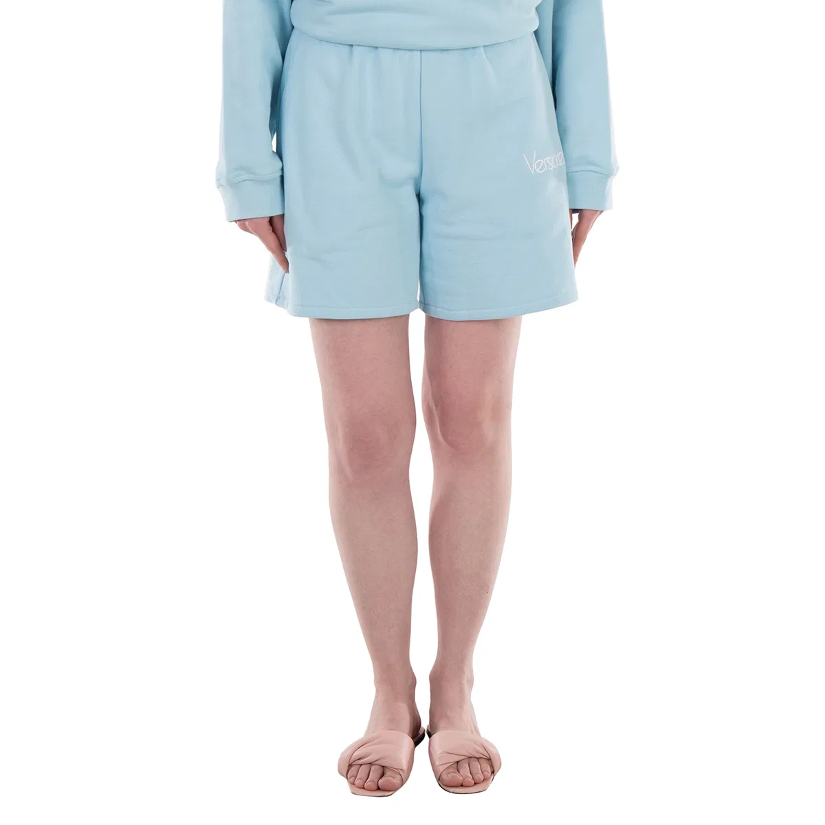 Шорты с логотипом Versace, Blue