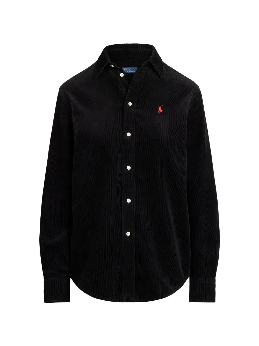 Рубашка с вышивкой Polo Ralph Lauren, черный