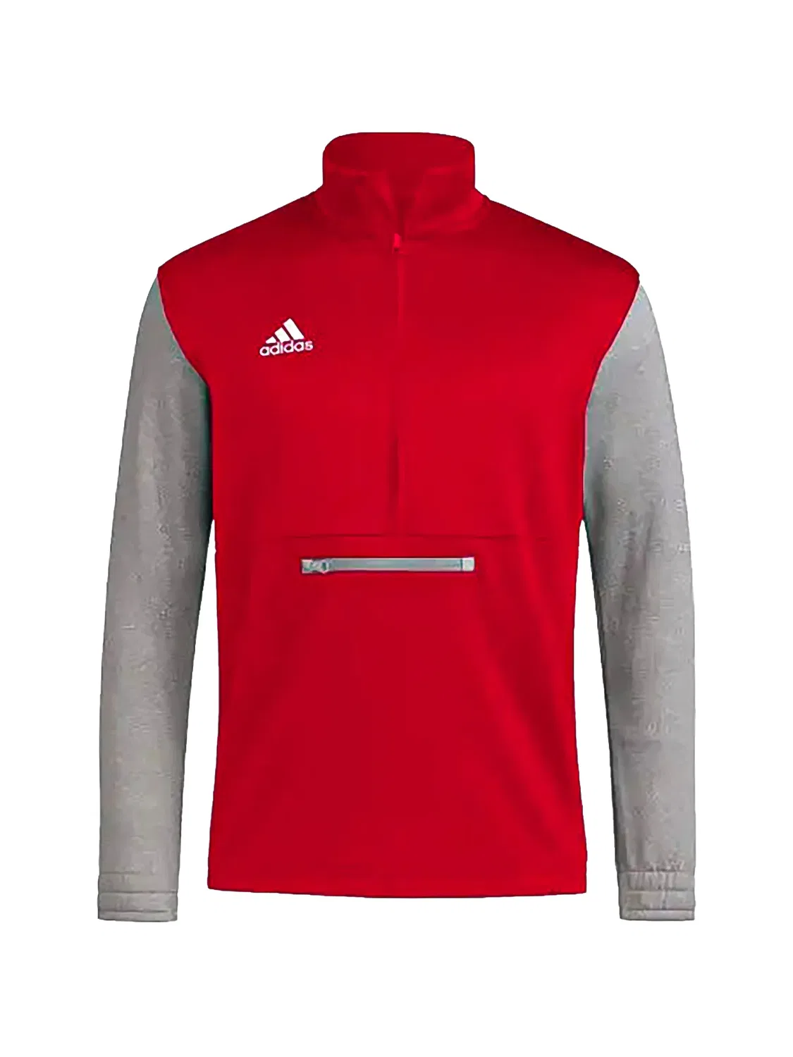 Толстовка Team Issue с воротником на молнии Adidas, красный