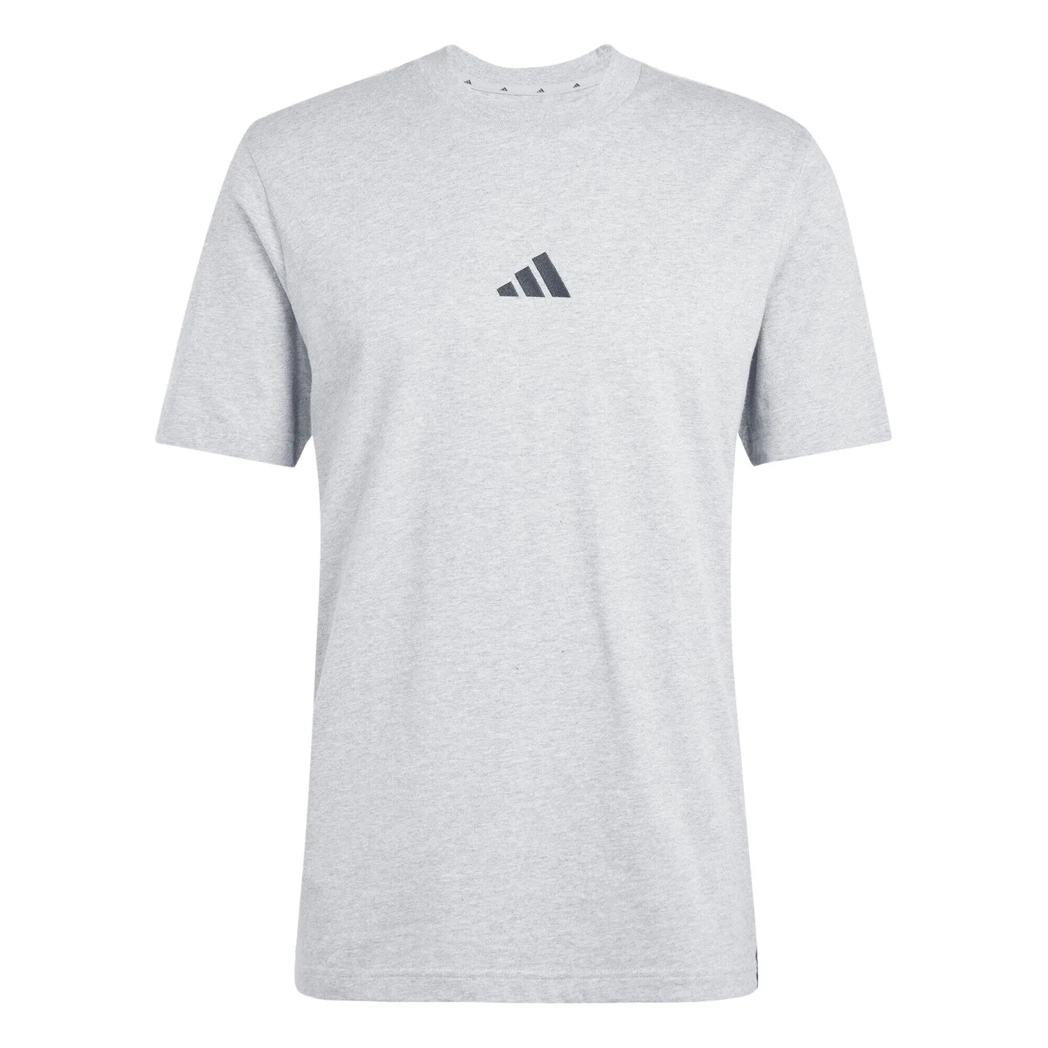 Мужская хлопковая футболка Adidas 3S Single Jersey Tee, Grau