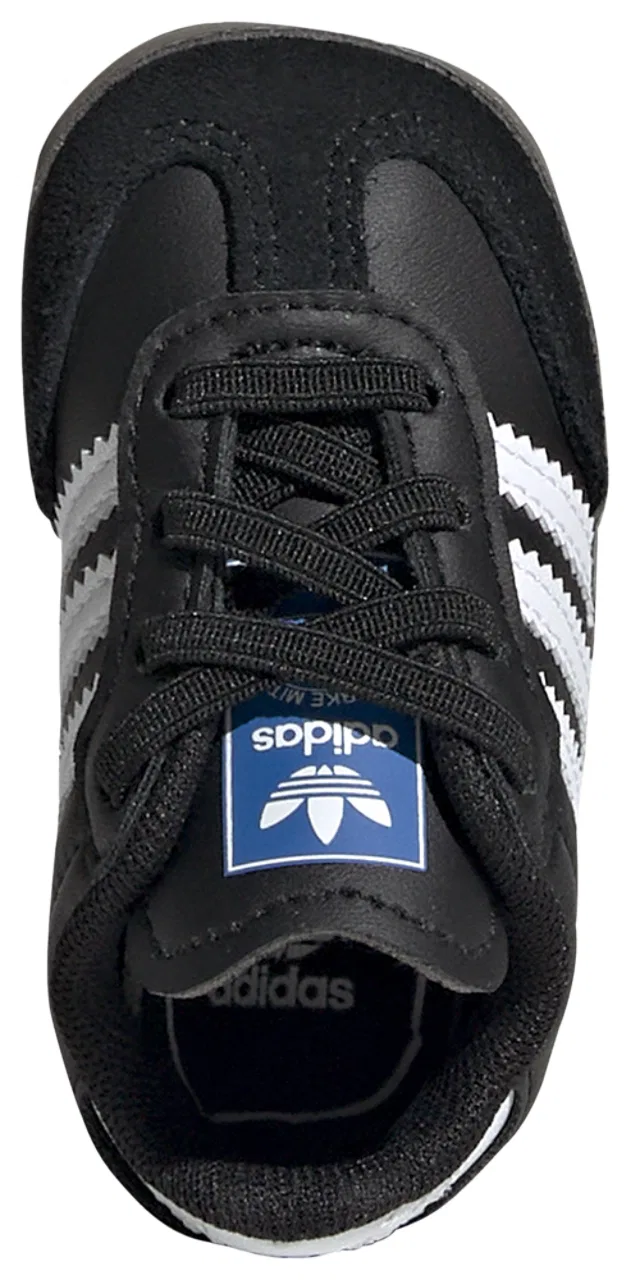 Младенческие кеды Samba Crib Adidas, черный/белый — фото 4