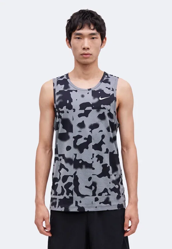 Топ дышащий Hyverse tank - top Nike Performance, Smoke Grey, White, белый/черный/серый