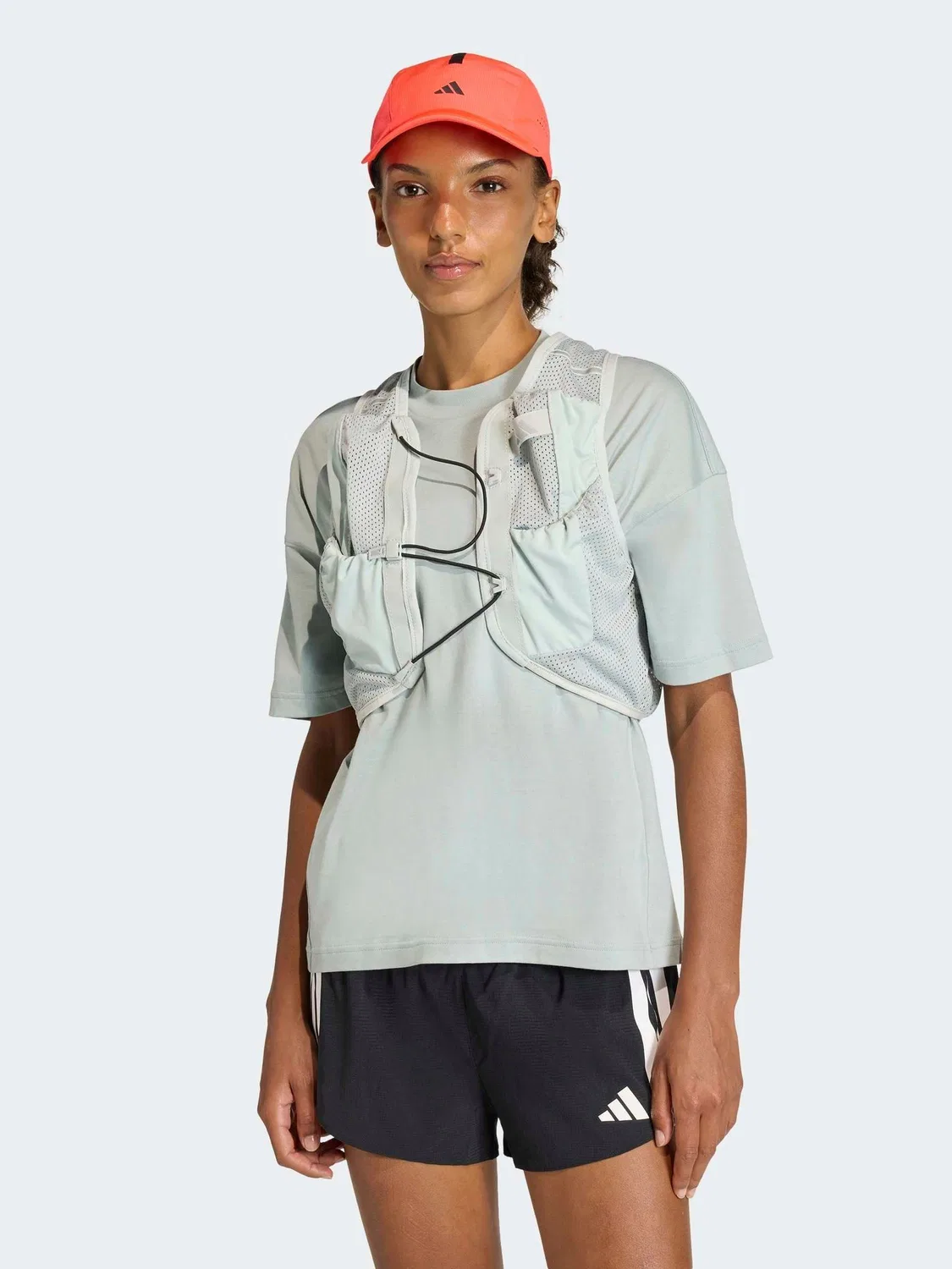 Жилет для бега Run Vest adidas, серый