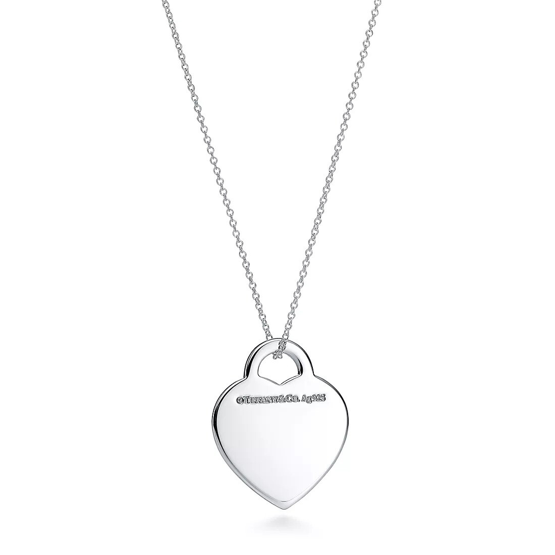 Серебряная подвеска Tiffany & Co. Return to Tiffany Heart Tag — фото 2