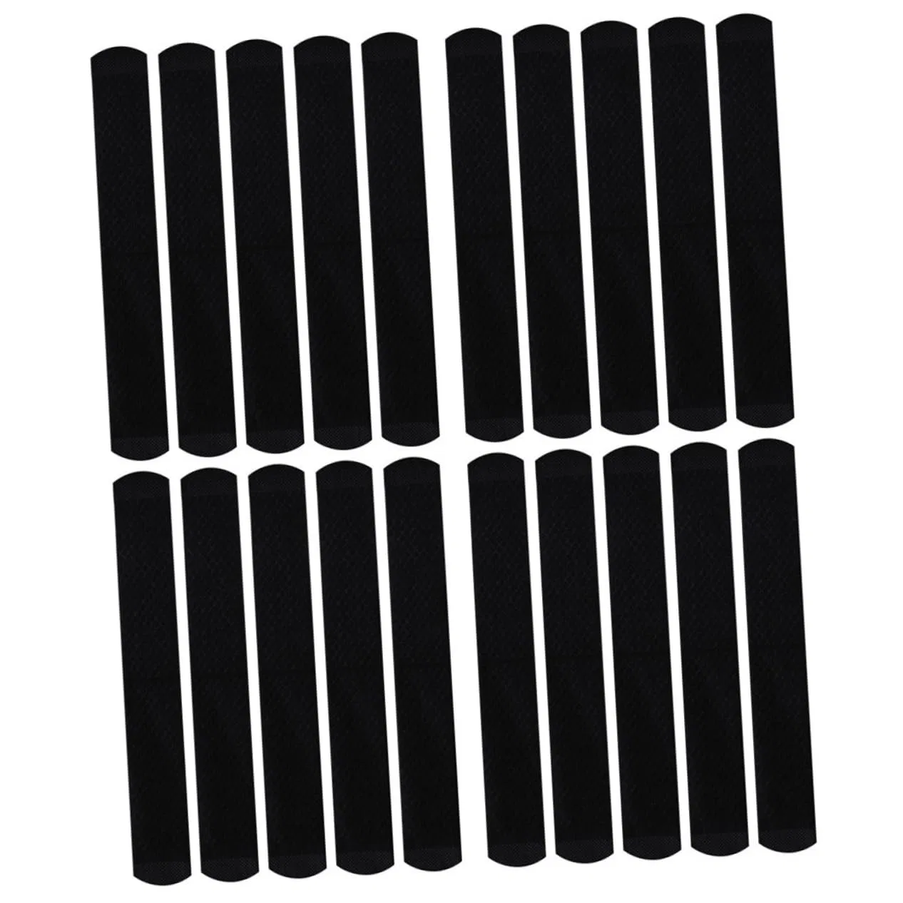 Потопоглощающие полоски для шляп, Beavorty, 20 шт, 26.5x3.5x0.2 см, Black