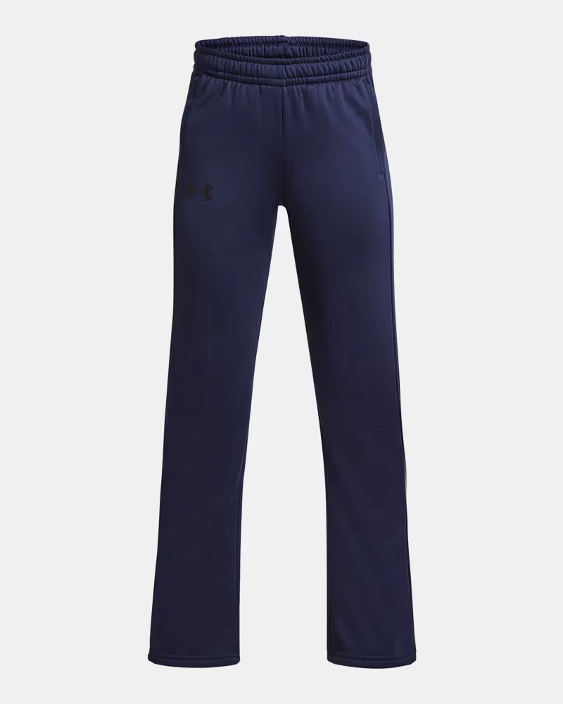 Штаны детские 66 см на флисовой подкладке Armour Fleece UnderArmour, Midnight Navy/Black