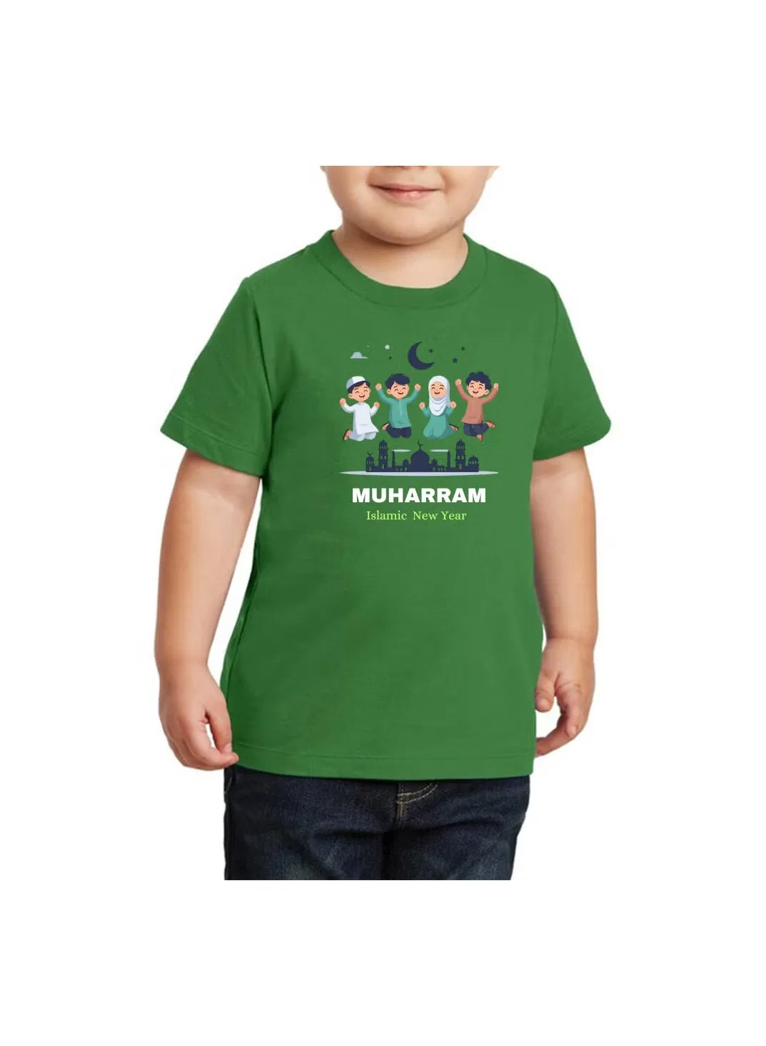 Футболка с принтом Islamic New Year Printshop4Me, зеленый