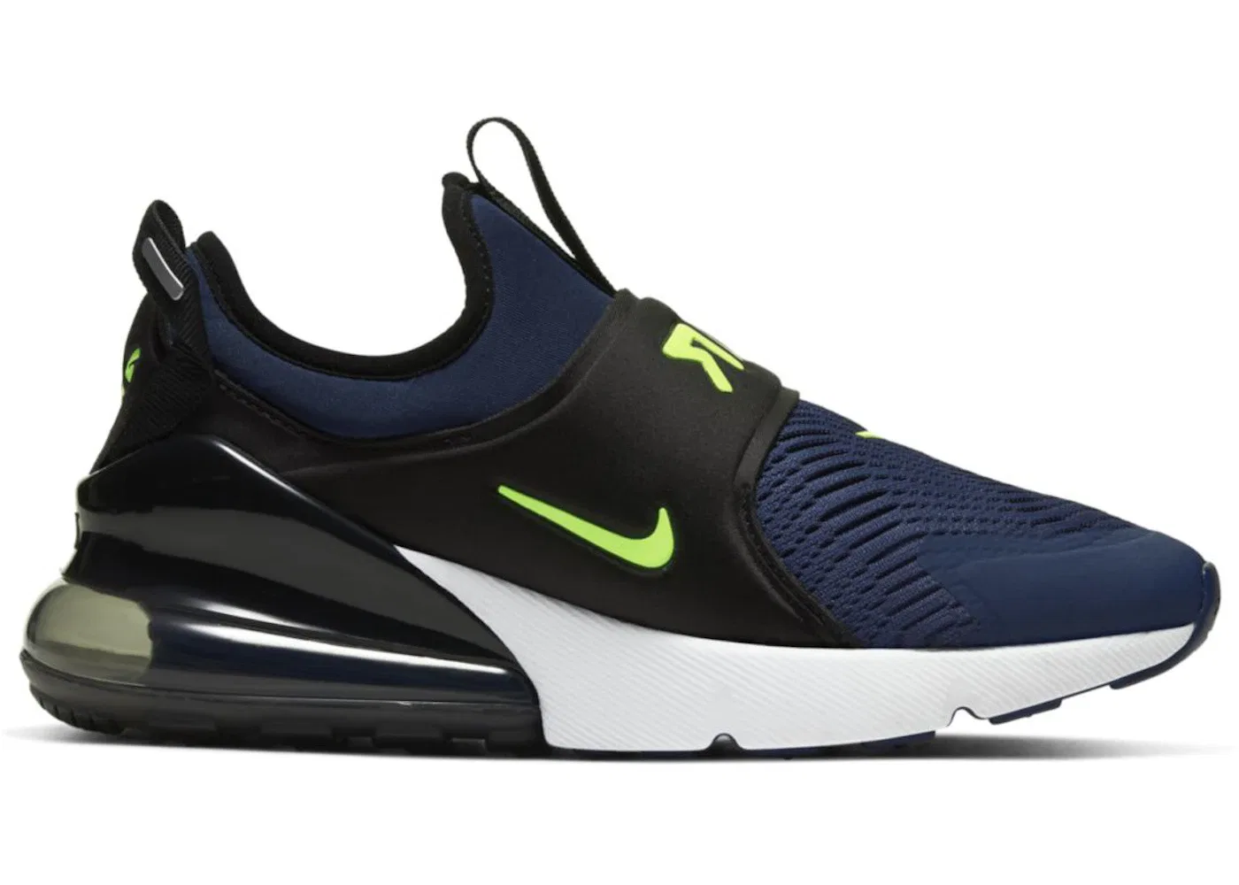 Детские кроссовки Lifestyle Nike Air Max 270 Extreme, Midnight Navy/Black/Anthracite/Lemon Venom