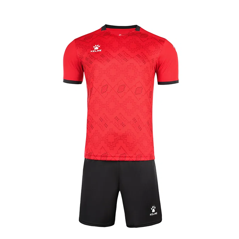 Детский комплект футболок с коротким рукавом прямого кроя для футбола KELME — фото 4