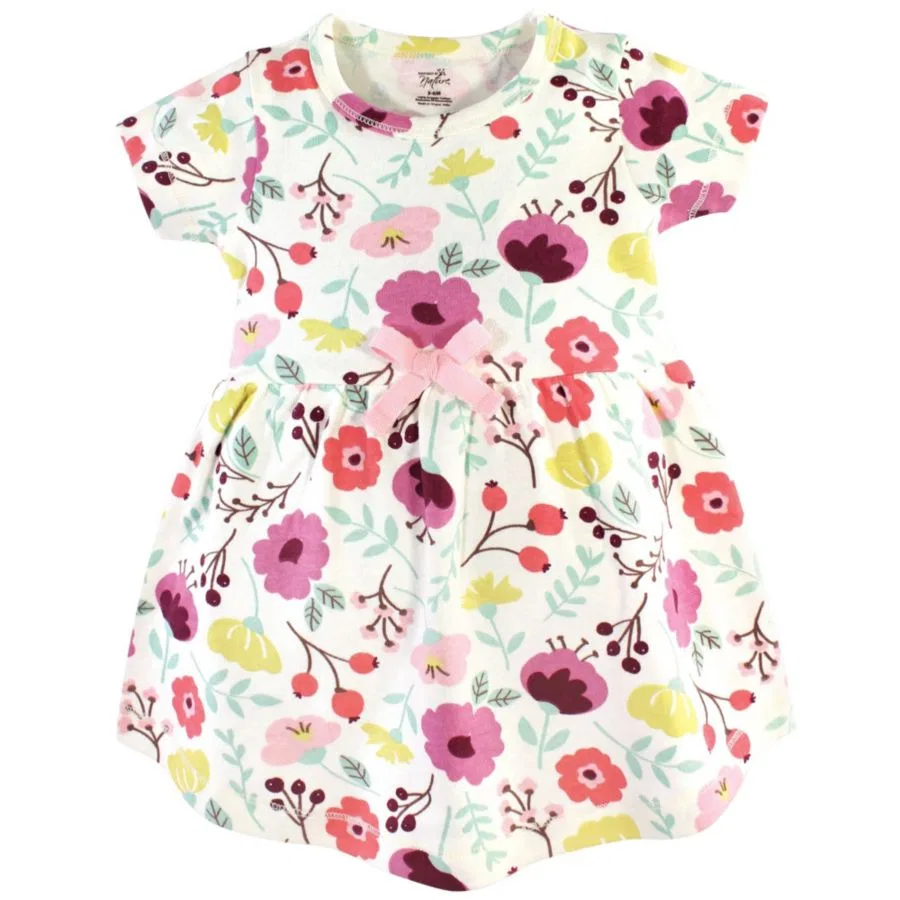 Комплект из платья и кардигана Natural Cotton Baby Girls Dress and Cardigan Touched by Nature, Pink — фото 3