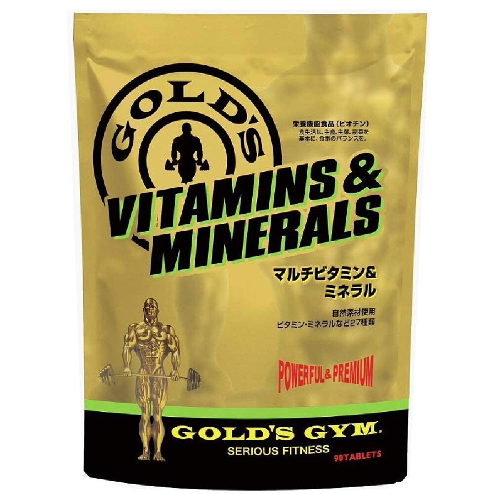 

Мультивитамины и минералы Gold's Gym, 90 таблеток