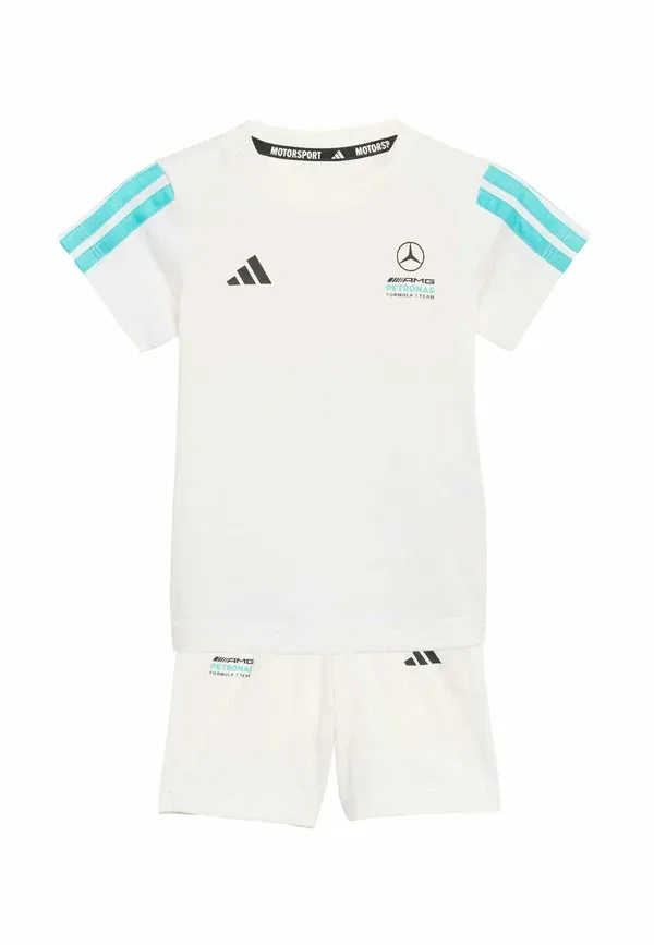 Комплект из шорт и бриджи Petronas Formula Team Adidas Performance, белый/мятный