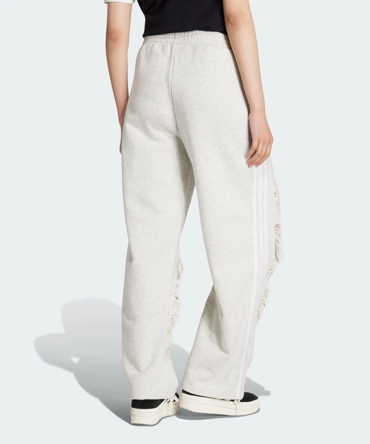 Женские джоггеры с эффектом потертости Adidas Originals, Серый — фото 2