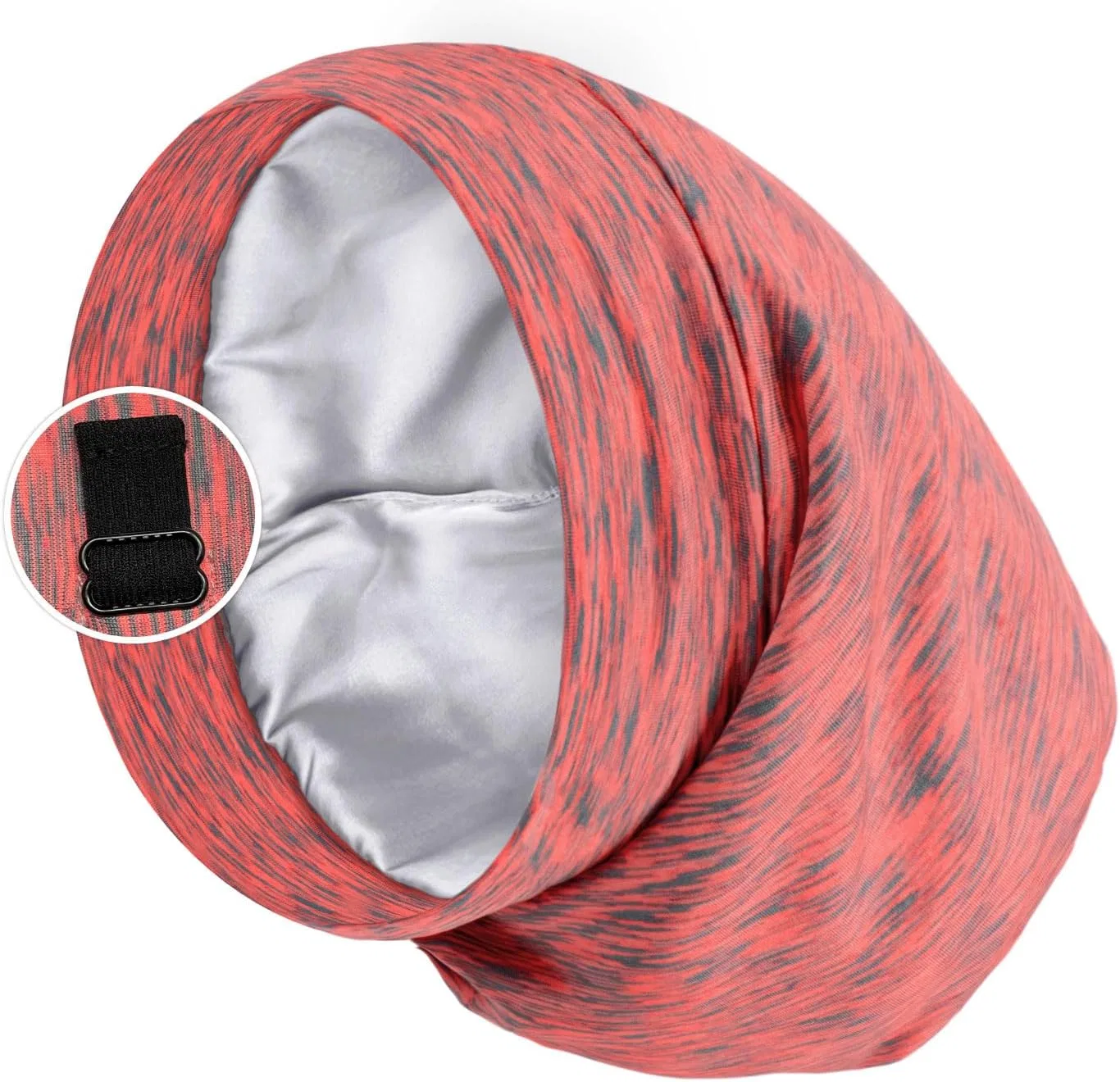 Шапочка для душа Satin Lined Nightcap Bonnet, PARISBELLA, Carol Pink