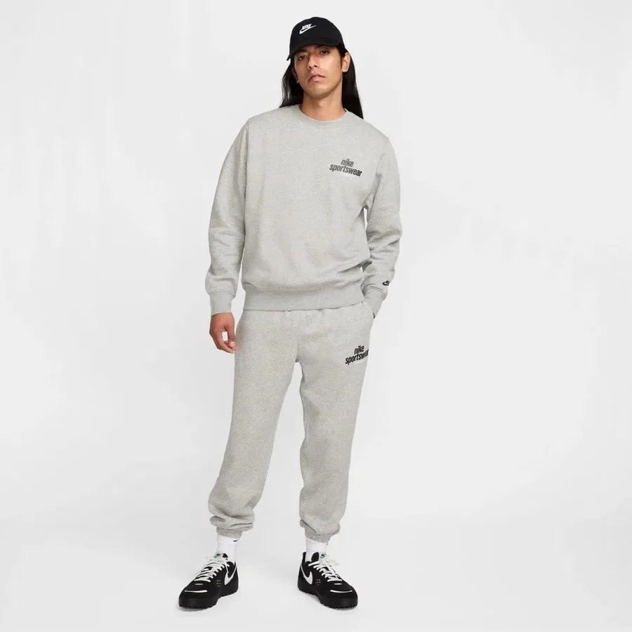 Спортивные штаны с принтом Nike Club Bb Cf Pant Gfx, Серый — фото 2