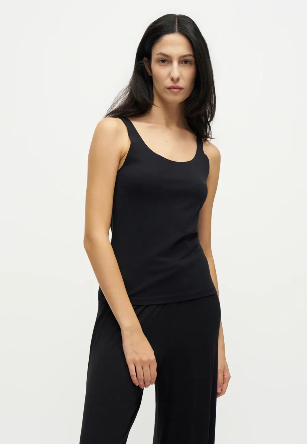 Майка - нижняя рубашка Emporio Armani, Black — фото 4