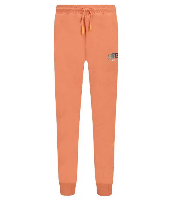 Детские спортивные штаны для девочек хлопковые Regular Fit Guess, Arancione
