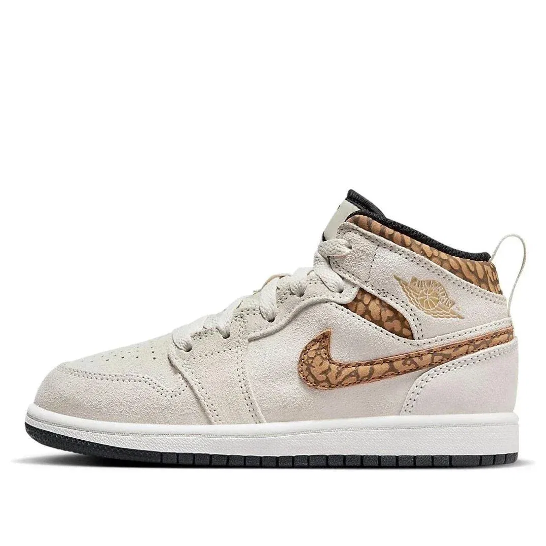 Детские кроссовки Nike Air Jordan Mid SE DZ5370-102 Orewood, бежевый — фото 3