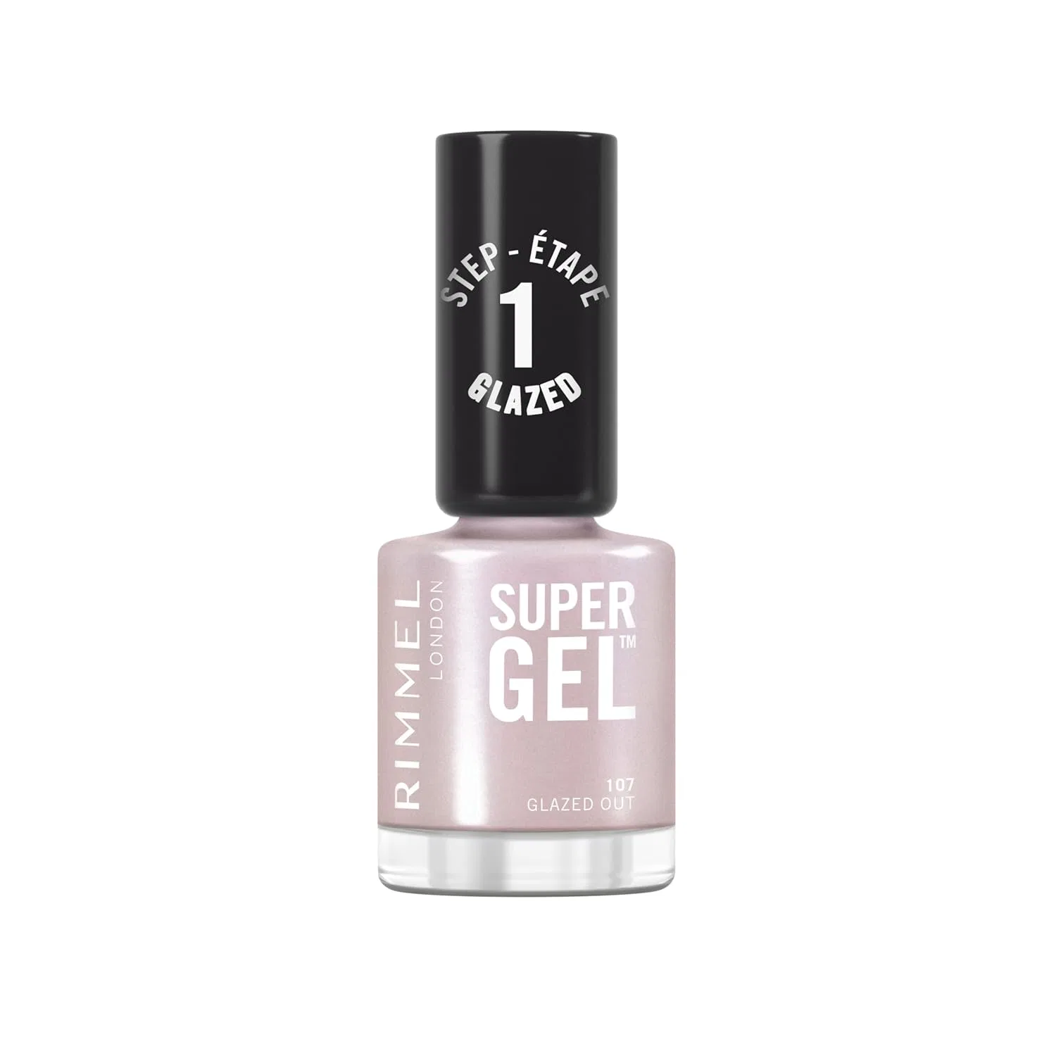 Стойкий лак для ногтей Rimmel Super Gel 107 Glazed Out, 12 мл Rimmel, 107 Glazed Out