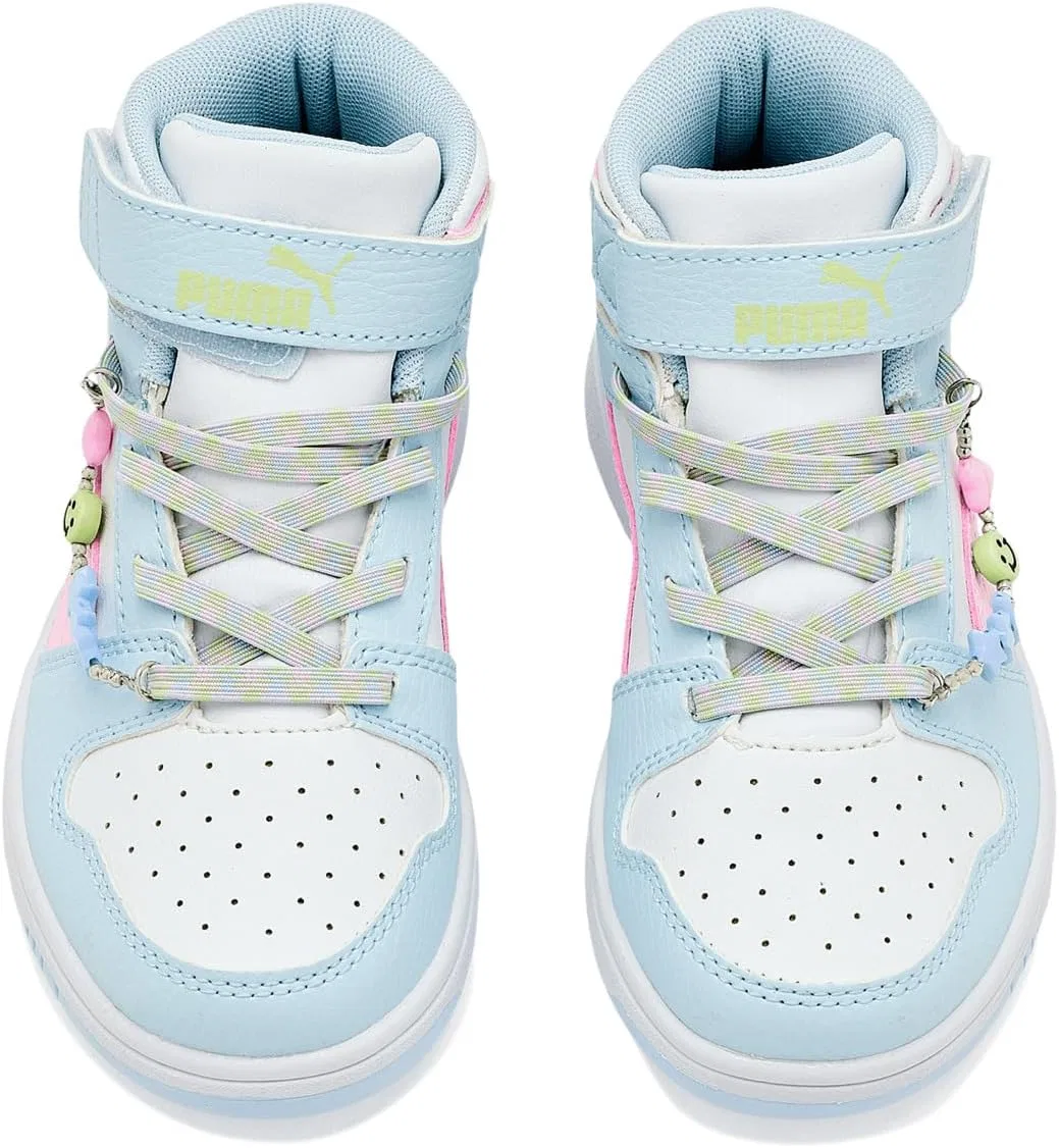 Детские кроссовки Rebound Layup Mid PUMA, White — фото 2