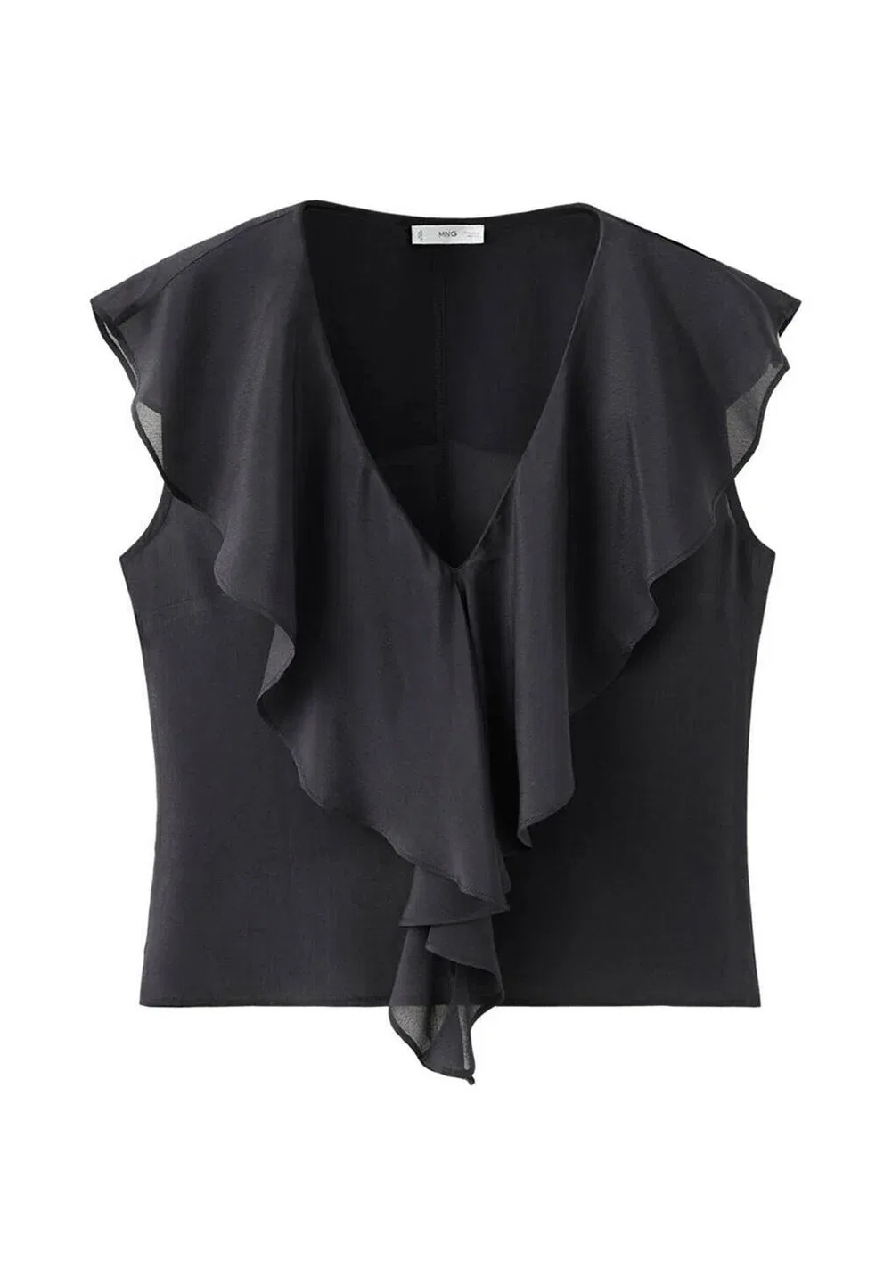 Подростковый - топ Mango Kids, Anthracite — фото 4