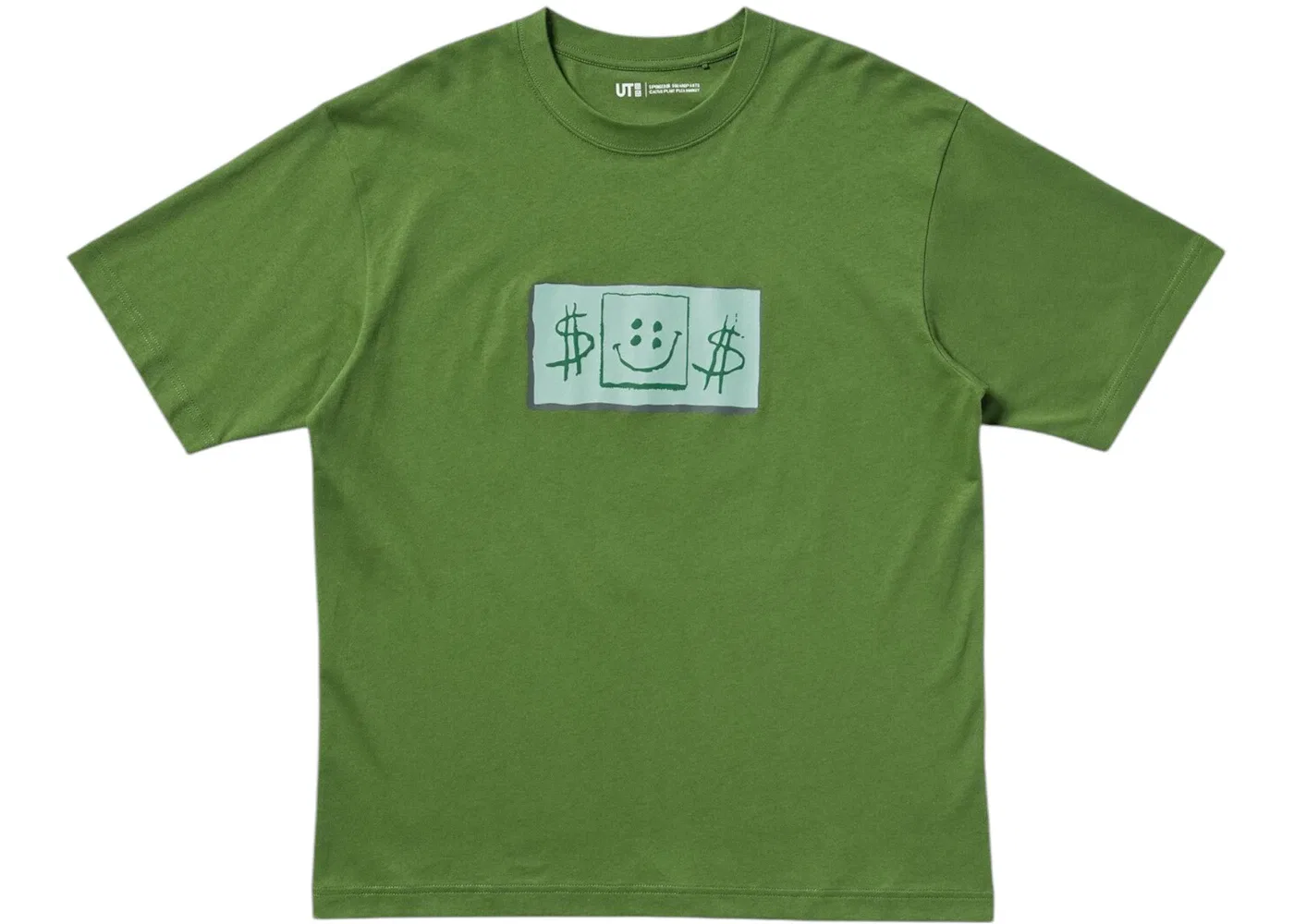 Мужская футболка с принтом Uniqlo x CPFM Spongebob Squarepants UT Graphic T-shirt, Olive