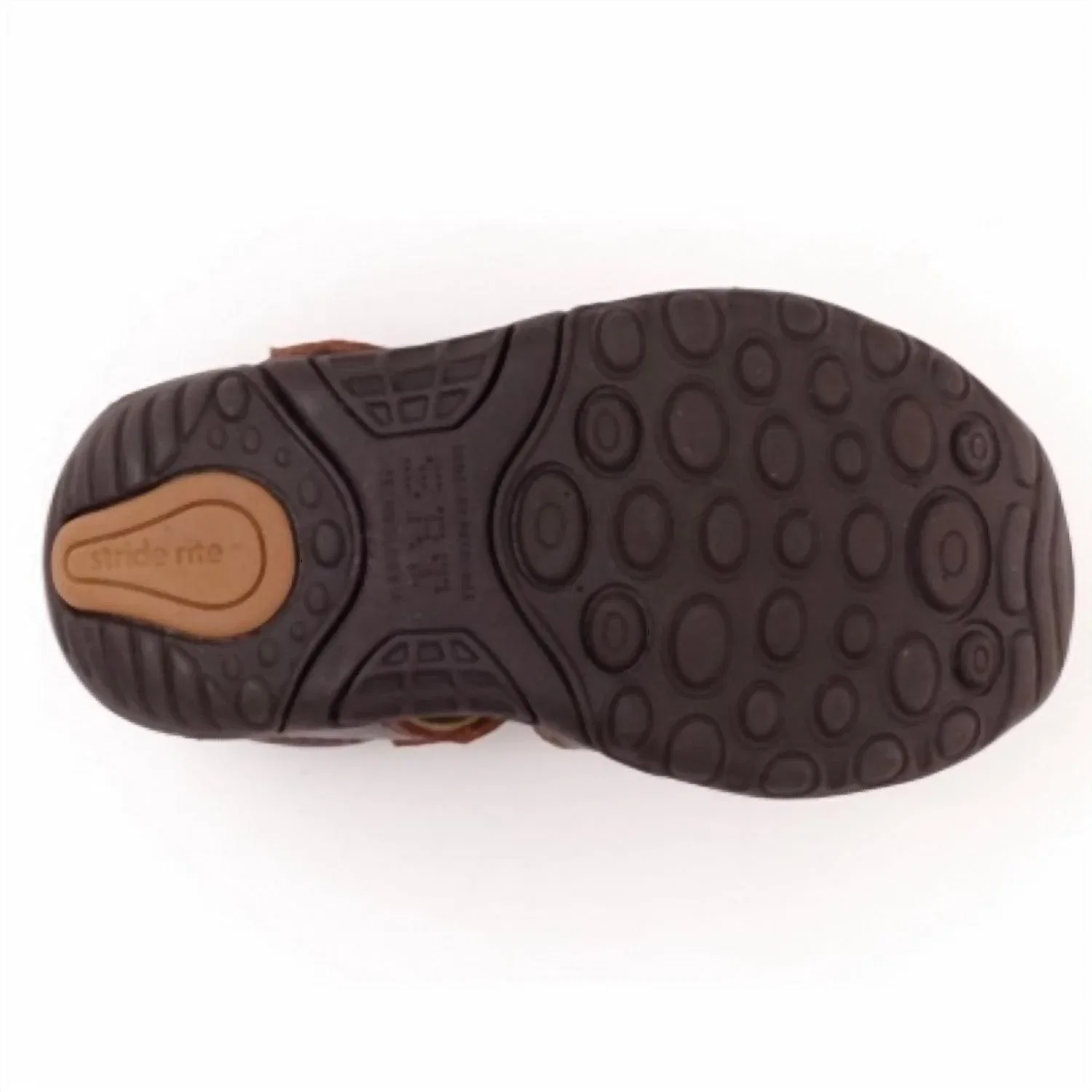 Детские сандалии для мальчиков с закрытым мыском Harper Sandal Stride Rite, коричневый — фото 4