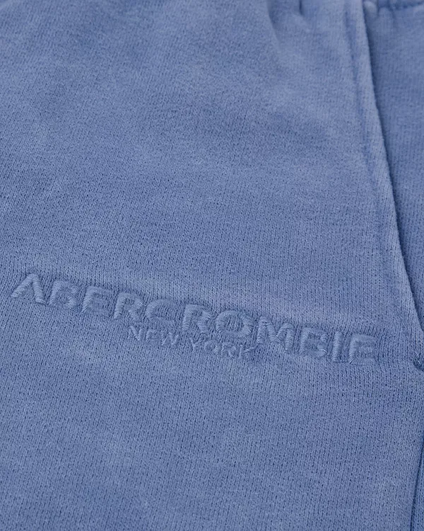 Детские шорты для мальчиков из флиса Abercrombie Kids, Moonlight Blue — фото 3