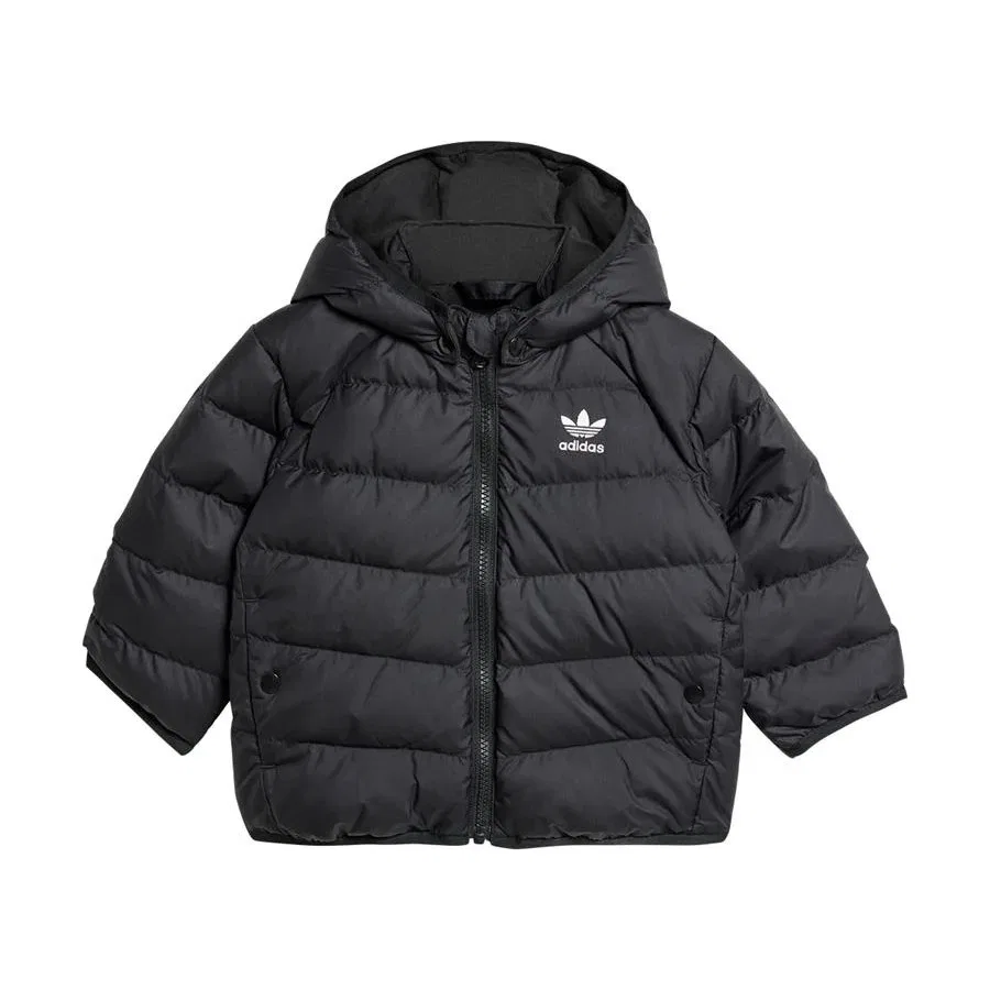 Детский пуховик с капюшоном Adidas Down Jacket IX7493, Черный