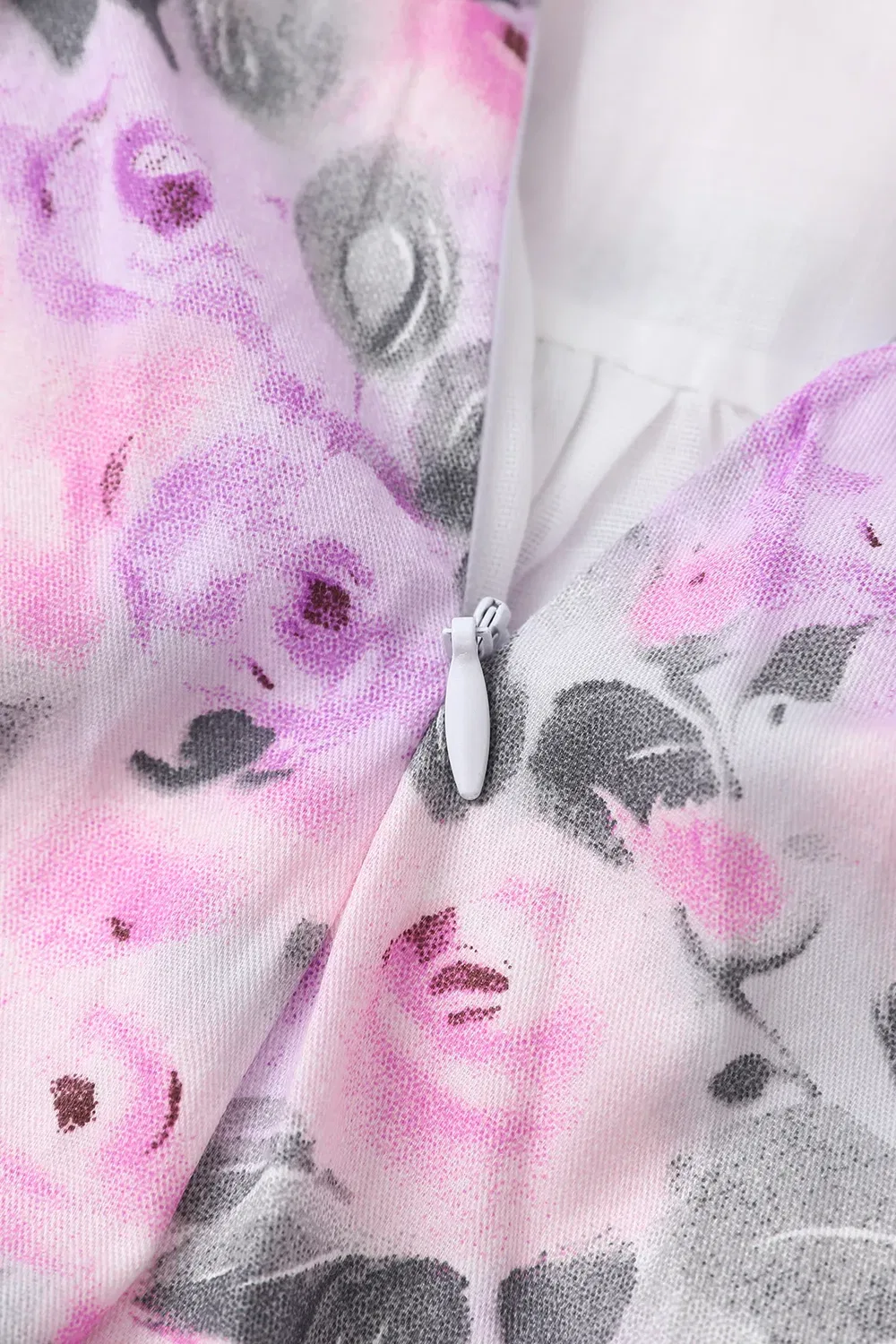 Платье с принтом Rose pattern Cinda, Lilac — фото 4