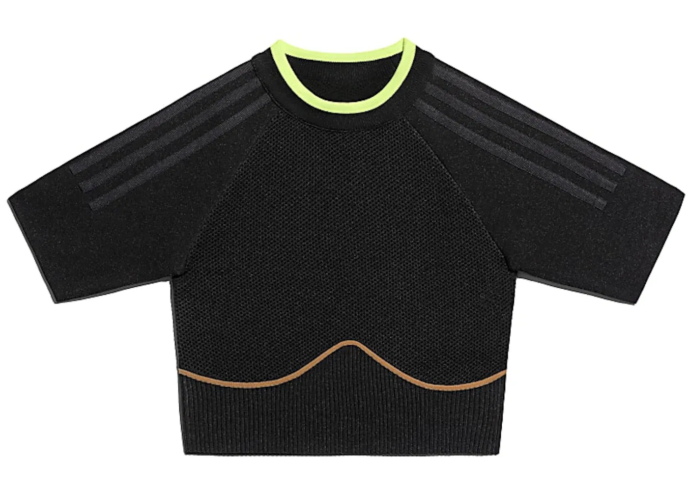Женский топ из трикотажа Ivy Park Adidas, Black/Mesa