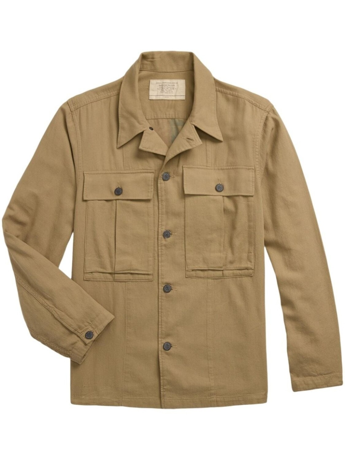

Ralph Lauren RRL рубашка с логотипом, нейтральный цвет
