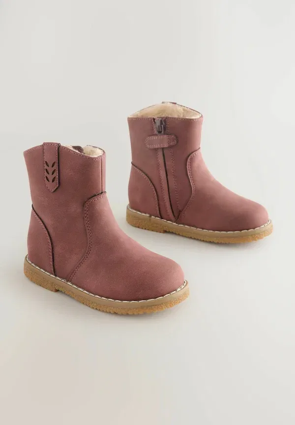 Ботинки с вырезами Regular fit western baby shoes Next, Berry Pink, розовый — фото 2