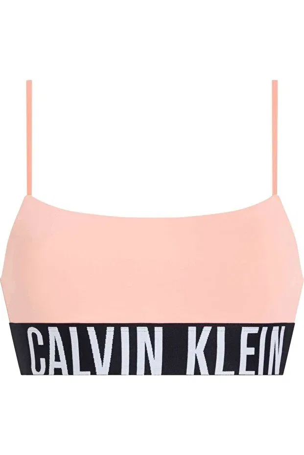 Женские бралетт без подкладки с бретелькой-спагетти Calvin Klein, Pink