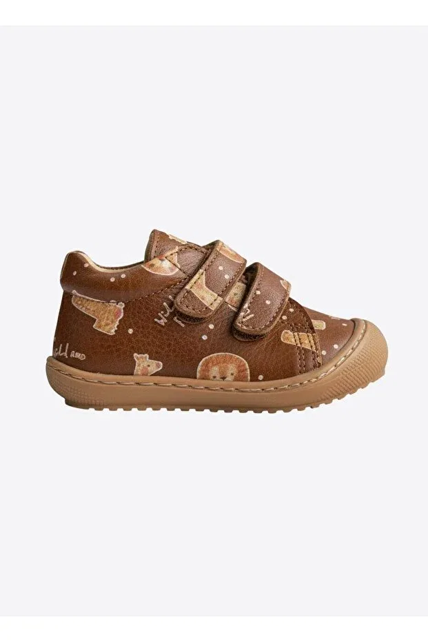 Детские туфли для девочек с узором Sid Kitikate, Brown