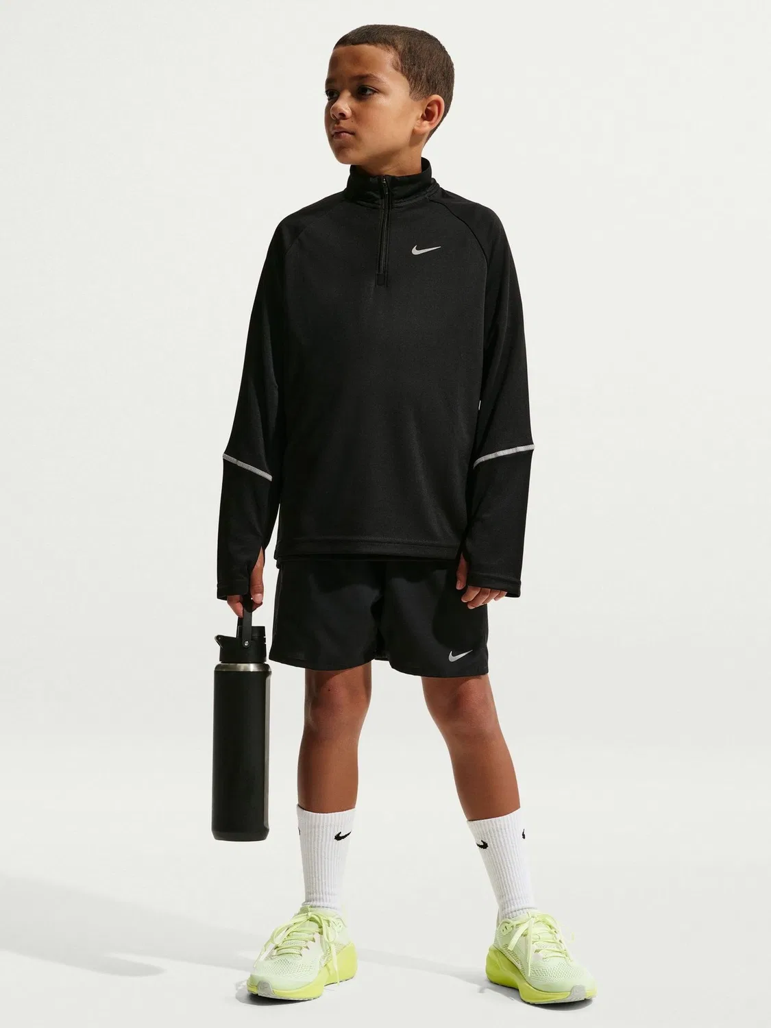 Футболка с длинным рукавом Nike Miler Dri-FIT, черный