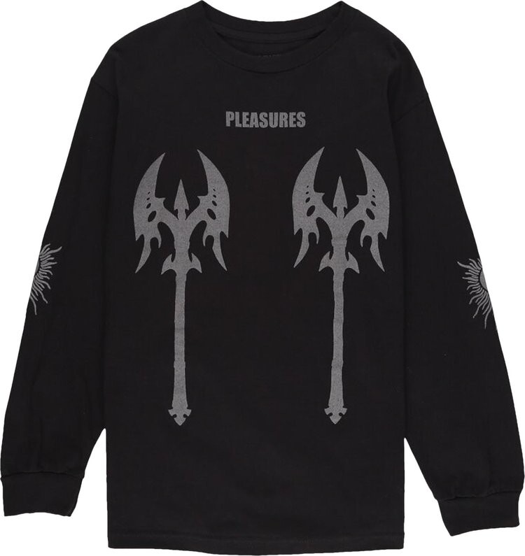 

Футболка Pleasures Axe Long-Sleeve T-Shirt 'Black', черный