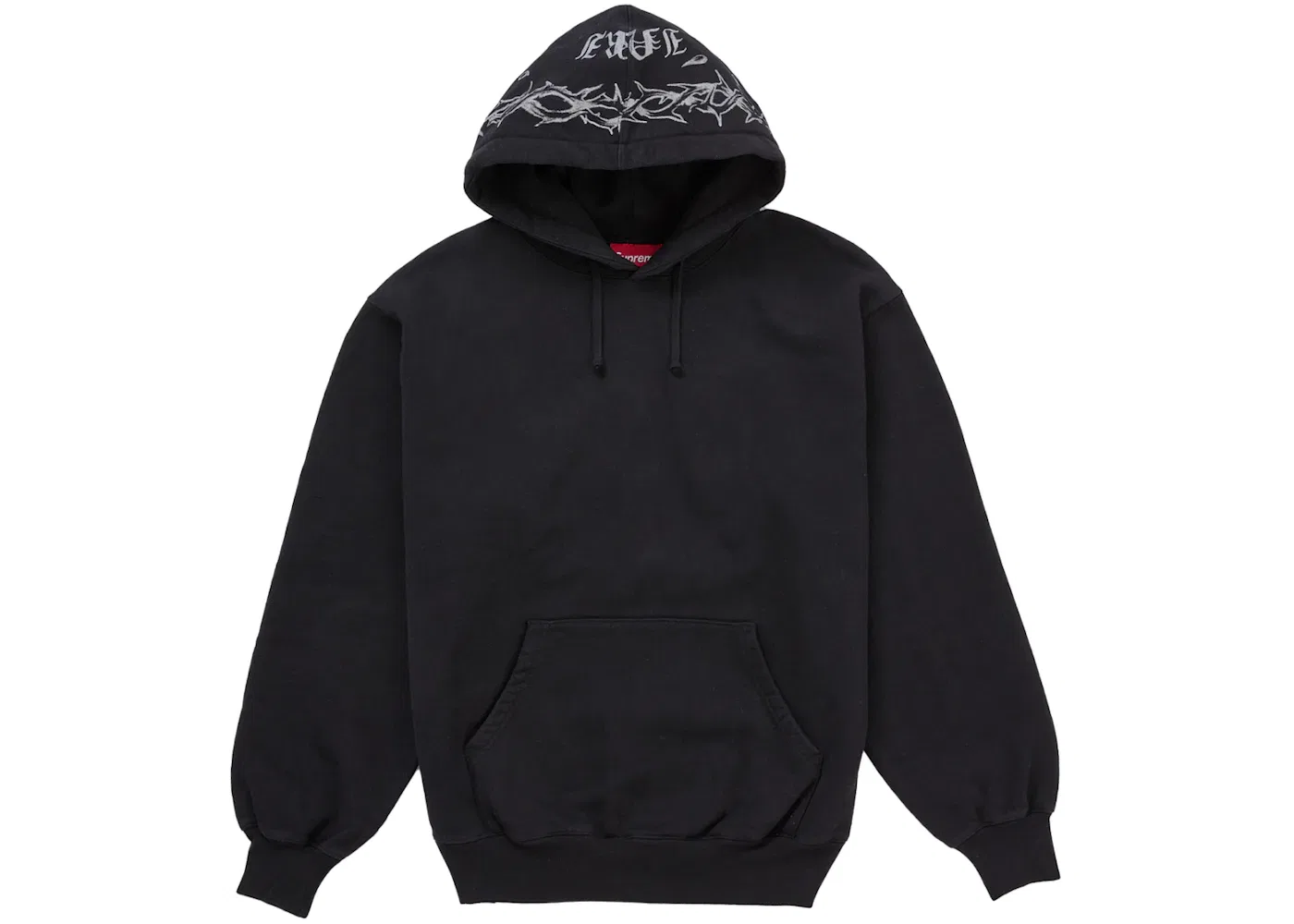 Мужское хлопковое худи с капюшоном Forever Supreme, черный
