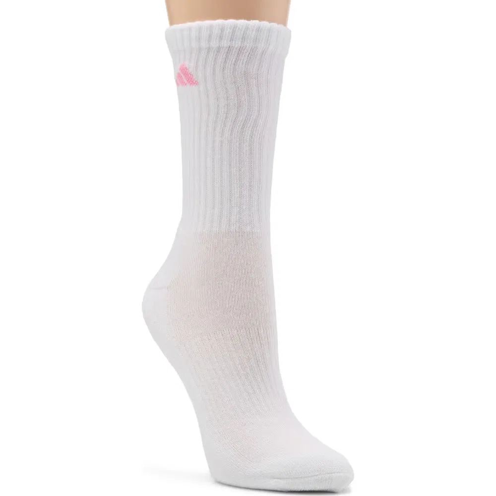 Женские спортивные амортизирующие носки комплект из 6 пар Adidas, White Assorted — фото 2