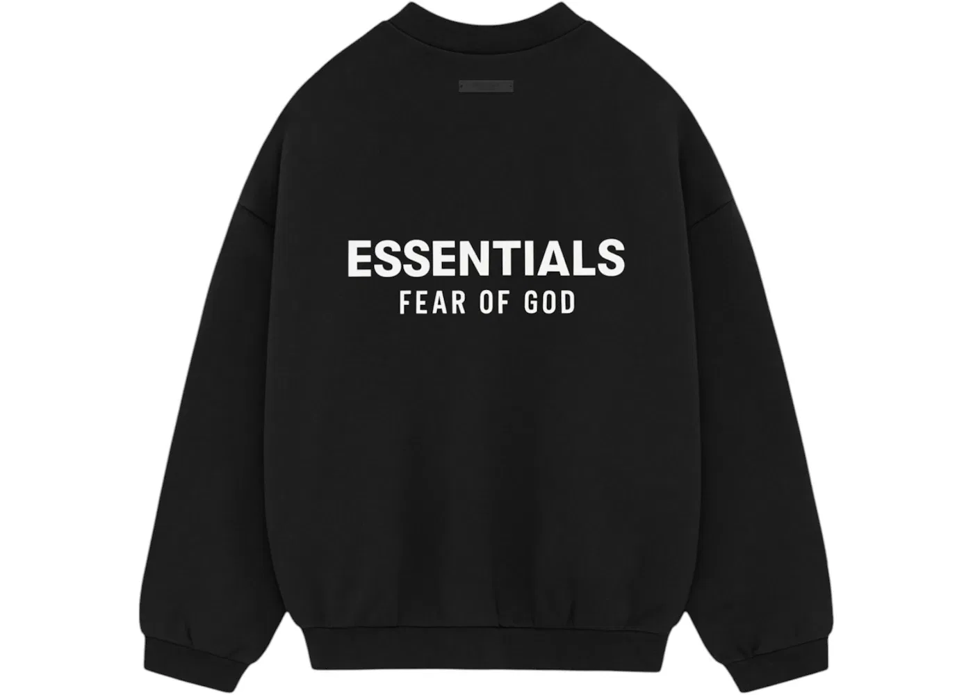 Мужской свитшот с круглым вырезом из футера Crewneck FW24 Fear of God, Black — фото 2
